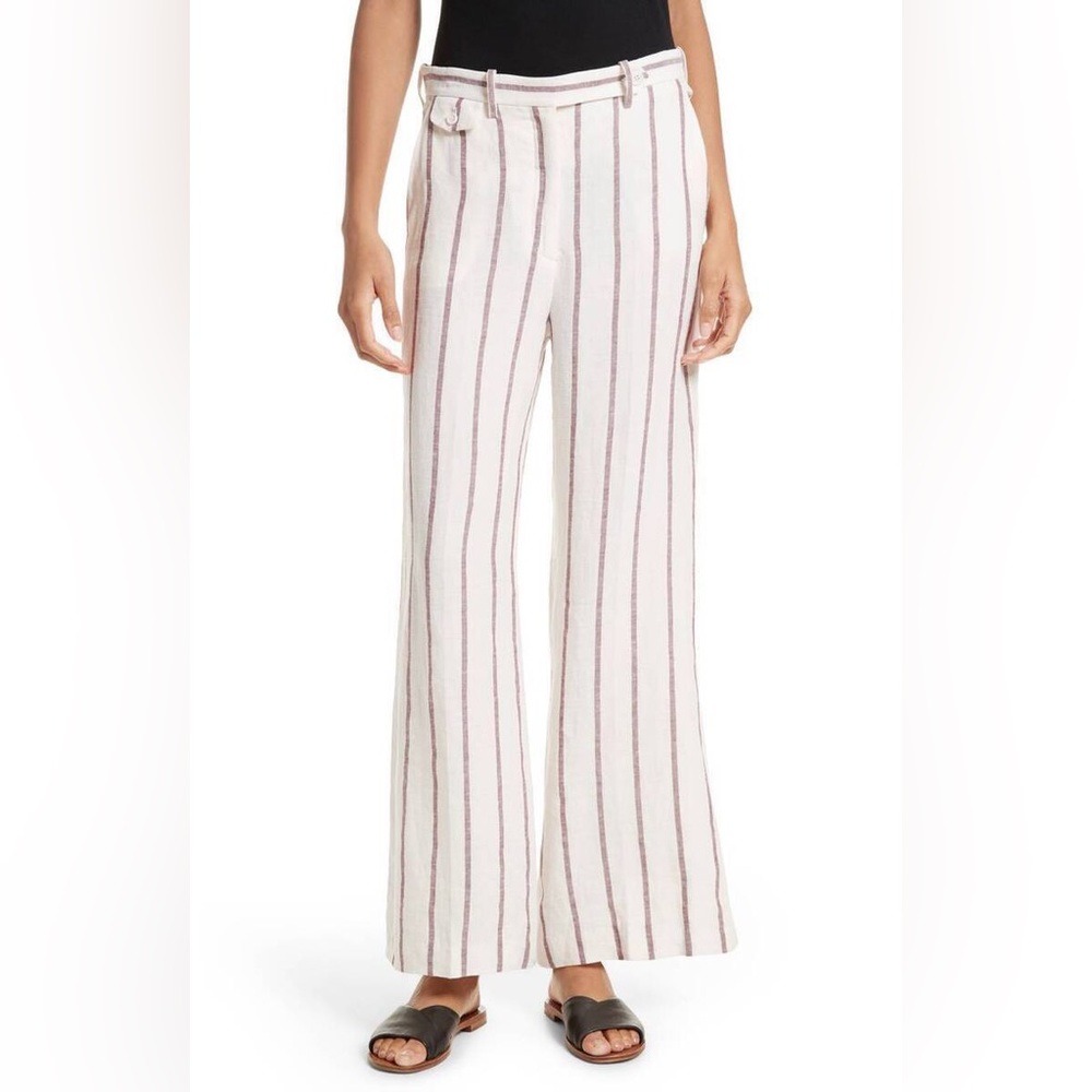 Striped Women's Linen Pants